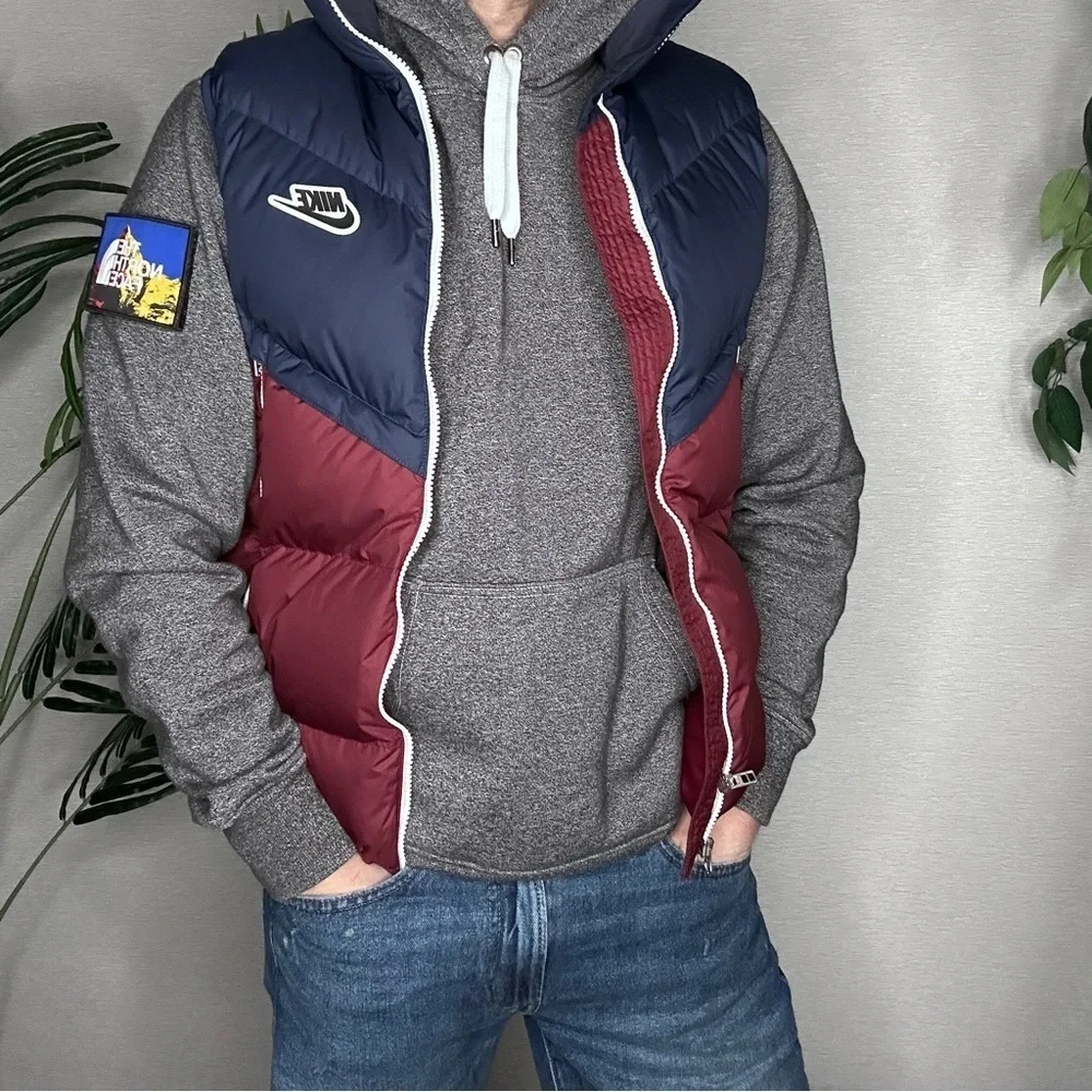 NorthFace | Removable Patch Logo Hoodie in Charcoal Heather (Small)
